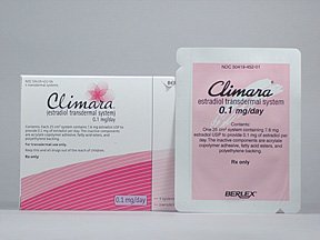Image 0 of Climara 0.1mg/Day Patches 4 By Bayer Healthcare.