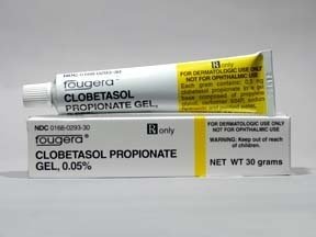 Image 0 of Clobetasol Propionate 0.05% Gel 30 Gm By Fougera & Co.