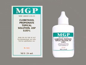 Clobetasol Propionate 0.05% Solution 25 Ml By Morton Grove