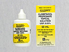 Image 0 of Clobetasol Propionate 0.05% Solution 50 Ml By Fougera & Co.