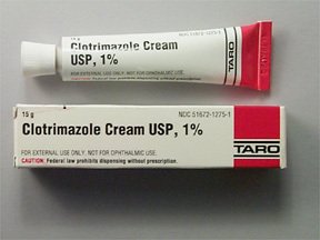 Clotrimazole 1% Cream 15 Gm By Taro Pharma.