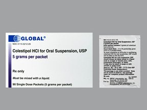 Image 0 of Colestipol Hcl Packets 90 By Global Pharma 