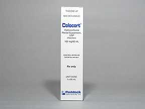 Colocort 100mg/60ml Enemas 60 Ml By Perrigo Pharma 