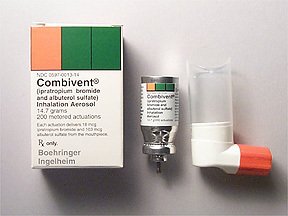 Image 0 of Combivent 103-18mcg Inhaler 1X14.7 gm Mfg.by:Boehringer Ingelheim USA Free Ship