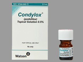 Condylox 0.5% Solution 3.5 Ml By Actavis Pharma. 