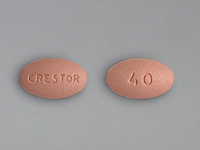 Image 0 of Crestor 40 Mg Tabs 30 By Astra Zeneca.