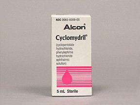 Cyclomydril 1-0.2% Drops 5 Ml By Alcon Labs.