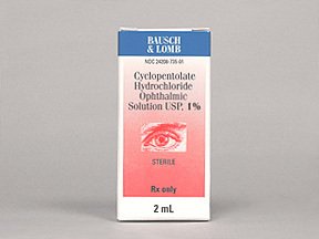 Cyclopentolate Hcl 1% Drops 2 Ml By Valeant Pharma
