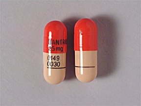 Dantrium 25 Mg Caps 100 By J H P Pharma.
