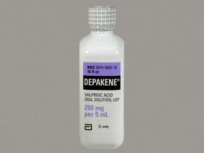 Depakene 250mg/5ml Syrup 480 Ml By Abbvie Us.