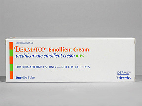 Dermatop 0.1% Cream 1X60 gm Mfg.by: Valeant Pharmaceuticals Int'l
