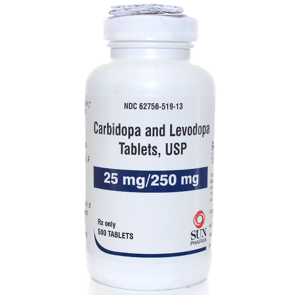 Image 0 of Carbidopa/Levodopa 25-250 Mg Tabs 500 By Caraco Pharma.