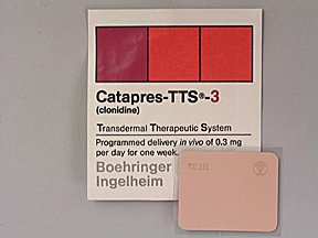 Catapres-Tts-3 0.3mg/24hr Patches 4 By  Boehringer Ingelheim.