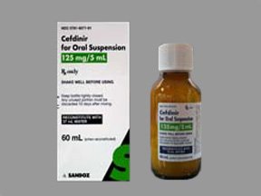 Cefdinir 125mg/5ml Powder for Solution 60 Ml By Sandoz Rx