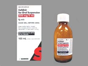 Image 0 of Cefdinir 250mg/5ml Powder for Solution 100 Ml By Sandoz Rx.