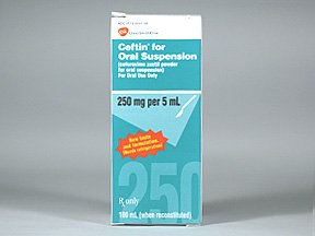 Ceftin 250mg/5ml Powder Solution 100 Ml By Glaxo Smithkline.