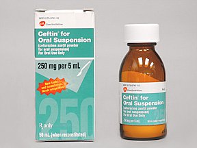 Ceftin 250mg/5ml Powder Solution 50 Ml By Glaxo Smithkline.