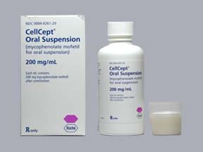 Cellcept 200mg/ml Powder Solution 175 Ml By Genentech Inc.