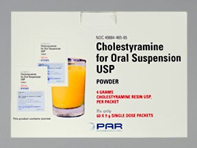 Cholestyramine 4X60 Gm By Par Pharma