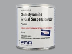 Cholestyramine 4gm Powder 1X378 gm Mfg.by: Par Pharm USA