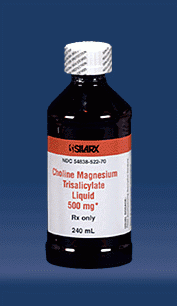 Choline Mag Trisalicylate 500mg/5ml Liquid 240 Ml By Silarx Pharma.