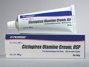 Ciclopirox Olamine 0.77% Cream 90 Gm By Perrigo Pharma.