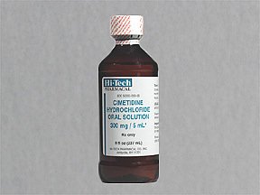 Cimetidine Hcl 300mg/5ml Liquid 8 Oz By Akorn Pharma