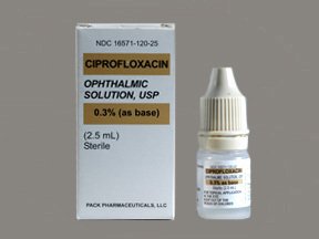 Ciprofloxacin 0.3% Drops 2.5 Ml By Pack Pharma.