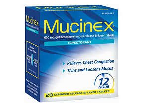 Mucinex Expectorant Tablets 20 Ct