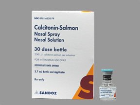 Image 0 of Calcitonin-Salmon 200U/DOSE Nasal Spray Inhaler 3.7 Ml By Sandoz Rx.