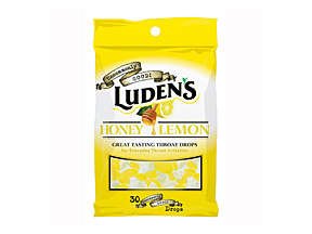 Image 0 of Ludens Honey-Lemon Bag Throat Drops 30