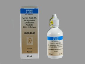 Acetic Acid/Aluminum Acetate 2% Drop 60 Ml By Bausch & Lomb