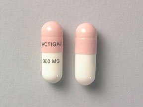 Image 0 of Actigall 300 Mg Capsules 100 By Actavis Pharma.