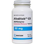 Afeditab CR 30 Mg Tabs 100 By Actavis Pharma.