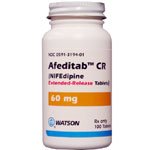 Afeditab CR 60 Mg Tabs 100 By Actavis Pharma.