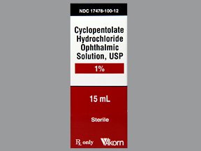 Cyclopentolate 1% Drops 15 Ml By Akorn Inc. 
