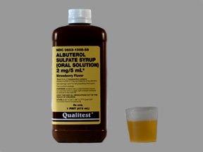 Image 0 of Albuterol Sulfate 2 Mg/5Ml Syrup 473 Ml (16 Oz). By Qualitest Pharma. Free Shipp