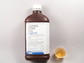 Albuterol Sulfate 2 Mg/5Ml Syrup 473 M (16 Oz) By Teva Pharma.