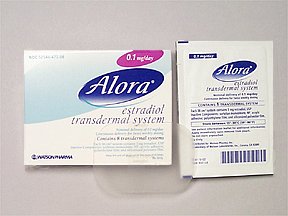 Alora .1mg/24 Hour Patch 8 By Actavis Pharma.