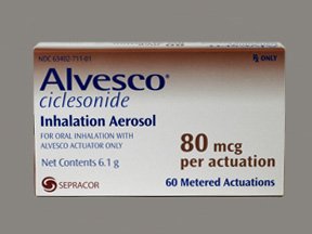 Alvesco 80Mcg Inhaler 6.1 Gm By Sunovion Pharma.