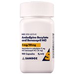 Amlodipine/Benazepril Generic Lotrel 5-20 Mg Caps 100 By Sandoz