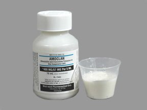 Image 0 of Amoclan 400-57mg/5ml Powder Oral Suspension 75 Ml By WestWard Pharma