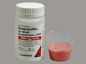 Amoxicillin 200-5 Mg-Ml Suspension 100 Ml By Sandoz Rx