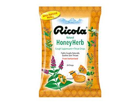 Ricola Herbal Throat Drops Honey Bag Lozenges 24