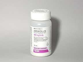 Image 0 of Amoxicillin 400 Mg/5Ml Suspension 100 By Teva Pharma.