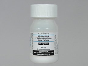 Amoxicillin 400 Mg/5Ml Suspension 50 Ml By Westward Pharma