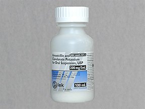 Amoxicillin-Clav K 200-5 Mg-Ml Suspension 100 Ml By Sandoz Rx