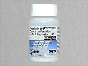 Amoxicillin-Clav K 200-5 Mg-Ml Suspension 50 Ml By Sandoz Rx