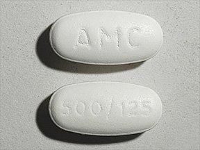 Image 0 of Amoxicillin-Clav K 500-125 Mg 20 Tabs By Sandoz Rx.