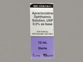 Image 0 of Apraclonidine 0.5% Drops 10 Ml By Akorn Inc.